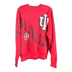 Vintage 90’s Indiana University Hoosiers Graphic Fruit Of The Loom US Sweatshirt